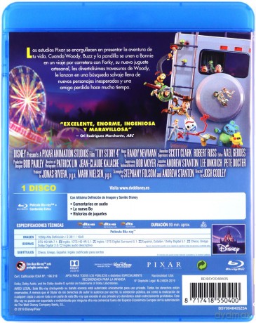Toy Story 4 (Disney) [Blu-Ray]
