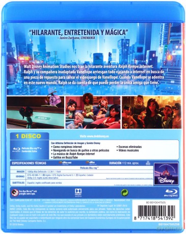 Ralph Breaks the Internet (Ralph Demolka w Internecie) (Disney) [Blu-Ray]