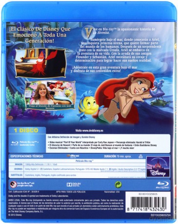 The Little Mermaid (Mała syrenka) (Disney) [Blu-Ray]