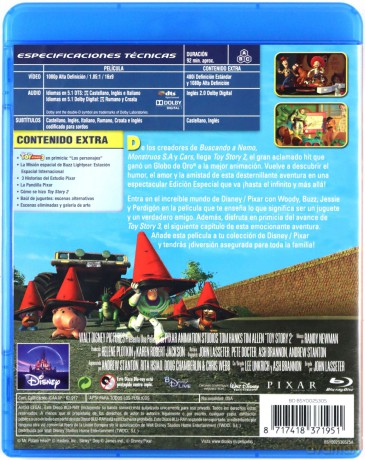 Toy Story 2 (Disney) [Blu-Ray]