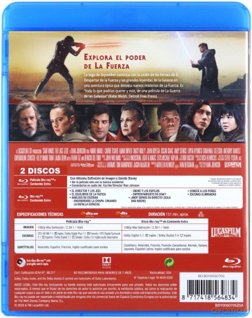 Star Wars: Episode VIII - The Last Jedi (Gwiezdne wojny: Ostatni Jedi) [2xBlu-Ray]