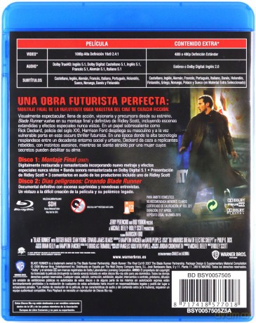 Blade Runner (Łowca androidów) [Blu-Ray]+[DVD]