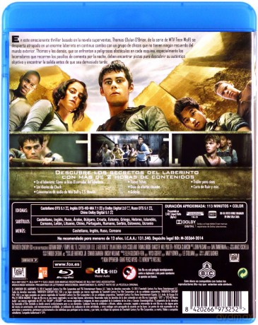 The Maze Runner (Więzień labiryntu) [Blu-Ray]
