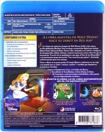 Alice in Wonderland (Alicja w Krainie Czarów) (Disney) [Blu-Ray]