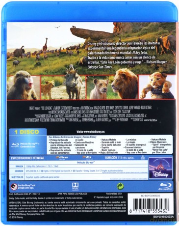 The Lion King (Król Lew) (Disney) [Blu-Ray]