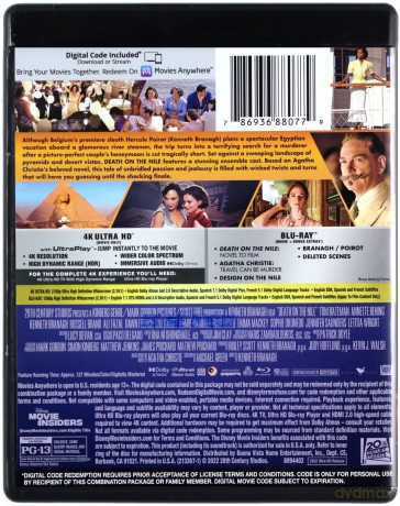 Death on the Nile (Śmierć na Nilu) [Blu-Ray 4K]+[Blu-Ray]