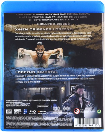 X-Men Origins: Wolverine / The Wolverine (X-Men Geneza: Wolverine) [2xBlu-Ray]