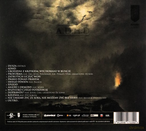 Bezczel: A. D. H. D. 2021 [CD]