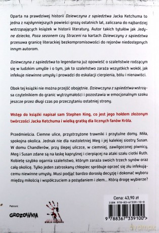Dziewczyna z sąsiedztwa - Jack Ketchum [KSIĄŻKA]