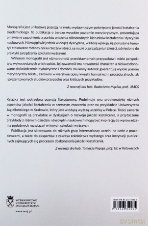 Jakość kształcenia akademickiego [KSIĄŻKA]
