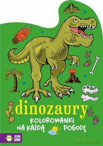 Kolorowanki na każdą pogodę. Dinozaury [KSIĄŻKA]