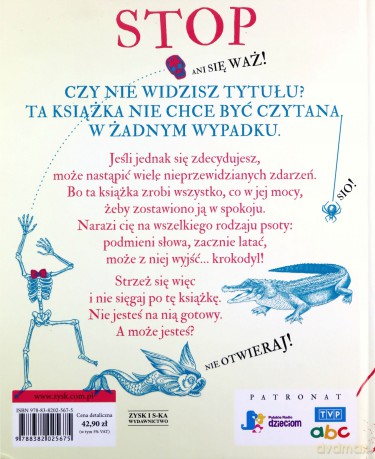 Książka, która nie chciała być czytana - David Sundin [KSIĄŻKA]