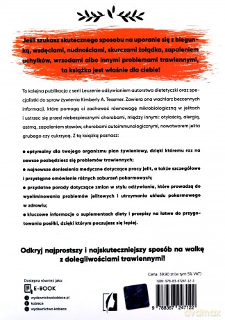 Leczenie odżywianiem. Zdrowe jelita - Kimberly Tessmer [KSIĄŻKA]