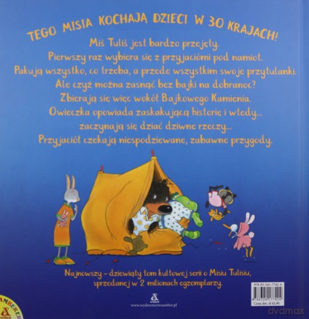 Miś Tuliś i bajki na dobranoc pod namiotem - David Melling [KSIĄŻKA]