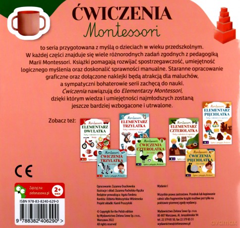 Montessori. Ćwiczenia dwulatka - Zuzanna Osuchowska [KSIĄŻKA]