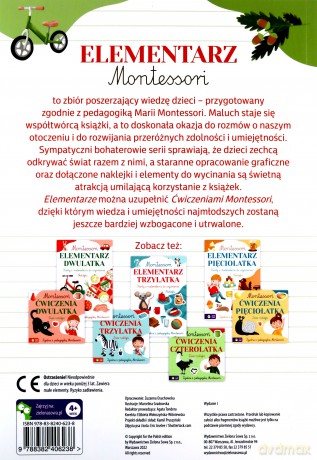 Montessori. Elementarz czterolatka - Zuzanna Osuchowska [KSIĄŻKA]