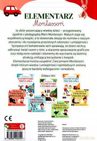 Montessori. Elementarz dwulatka - Zuzanna Osuchowska [KSIĄŻKA]