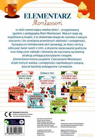 Montessori. Elementarz pięciolatka - Zuzanna Osuchowska [KSIĄŻKA]