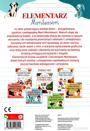 Montessori. Elementarz trzylatka - Zuzanna Osuchowska [KSIĄŻKA]
