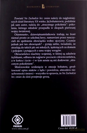 Na Zachodzie bez zmian - Erich Maria Remarque [KSIĄŻKA]