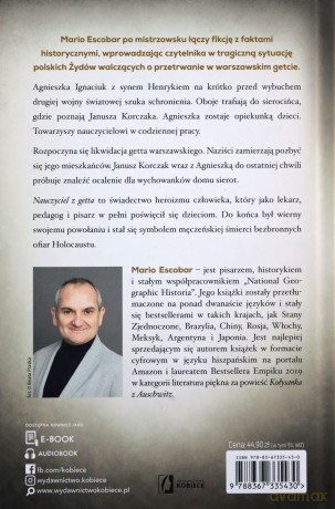 Nauczyciel z getta - Mario Escobar [KSIĄŻKA]