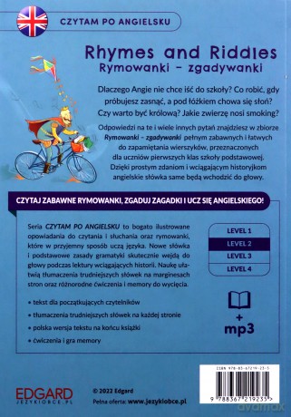 Rhymes and Riddles. Rymowanki - zgadywanki. Czytam po angielsku level 2 - Katarzyna Kępińska [KSIĄŻKA]