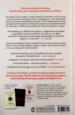Sapiens (wyd. 2022, uzupełnione) - Yuval Noah Harari [KSIĄŻKA]