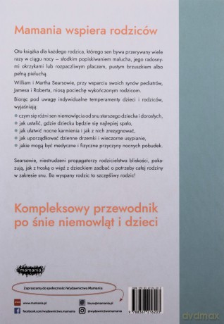 Sen twojego dziecka od niemowlęcia do przedszkolaka - W. Sears, M. Sears [KSIĄŻKA]