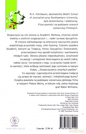 Stowarzyszenie Umarłych Poetów - Nancy Kleinbaum [KSIĄŻKA]