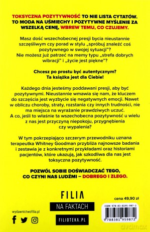 Toksyczna pozytywność - Whitney Goodman [KSIĄŻKA]