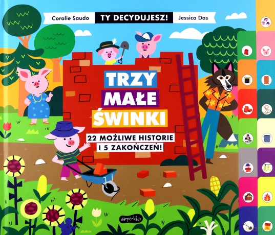 Trzy małe świnki. Ty decydujesz - Coralie Saudo [KSIĄŻKA]