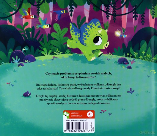 Usypianki odliczanki. Mały dinozaur - Rhiannon Fielding [KSIĄŻKA]