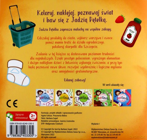 Zabawy Jadzi Pętelki. Na zakupach - Barbara Supeł [KSIĄŻKA]