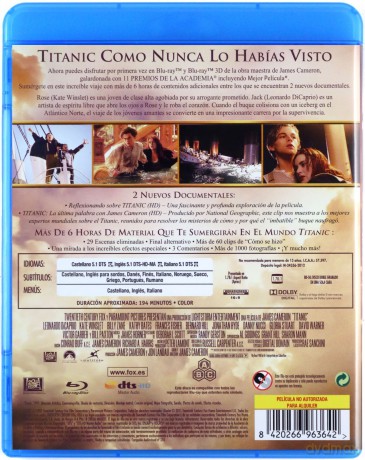 Titanic [2xBlu-Ray 3D]+[2xBlu-Ray]