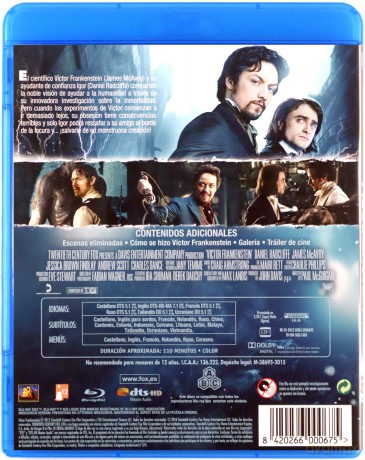 Victor Frankenstein [Blu-Ray]