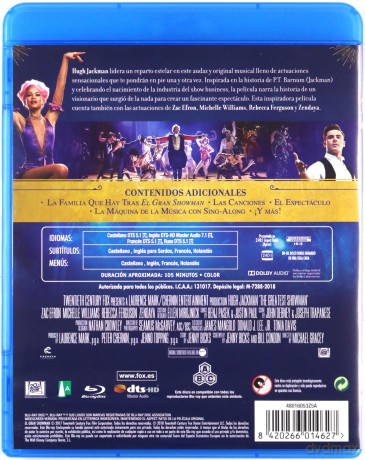 The Greatest Showman (Król rozrywki) [Blu-Ray]