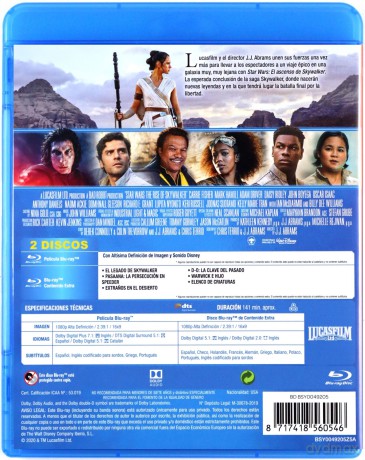 Star Wars: Episode IX - The Rise of Skywalker (Gwiezdne wojny: Skywalker. Odrodzenie) [2xBlu-Ray]