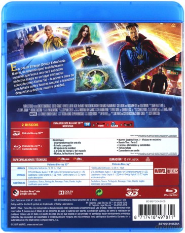 Doctor Strange (Doktor Strange) [Blu-Ray 3D]+[Blu-Ray]