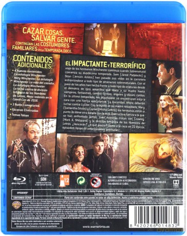Supernatural Season 12 (Nie z tego świata) [4xBlu-Ray]