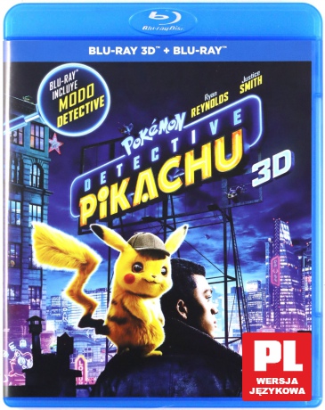 Pokemon: Detektyw Pikachu [Blu-Ray 3D]+[Blu-Ray]