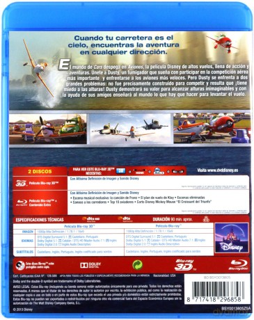 Planes (Samoloty) (Disney) [Blu-Ray 3D]+[Blu-Ray]