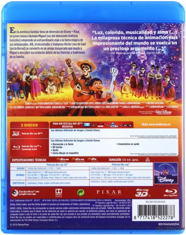 Coco (Disney) [Blu-Ray 3D]+[Blu-Ray]