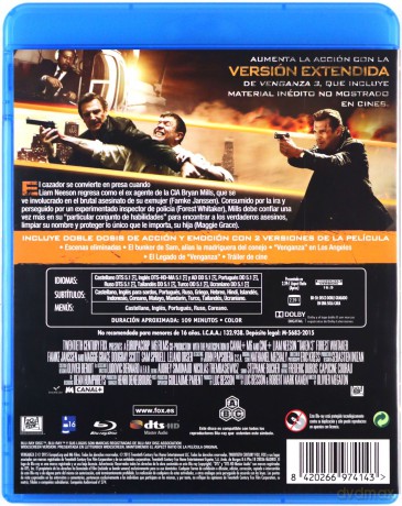 Taken 3 (Uprowadzona 3) [Blu-Ray]