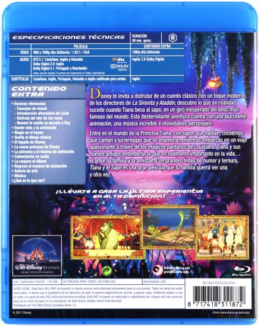 The Princess and the Frog (Księżniczka i żaba) (Disney) [Blu-Ray]