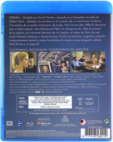 Gone Girl (Zaginiona dziewczyna) [Blu-Ray]