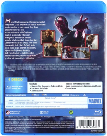 Avengers: Age of Ultron (Avengers: Czas Ultrona) [Blu-Ray]