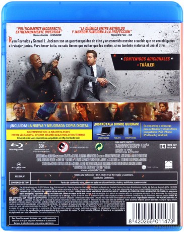 The Hitman's Bodyguard (Bodyguard Zawodowiec) [Blu-Ray]