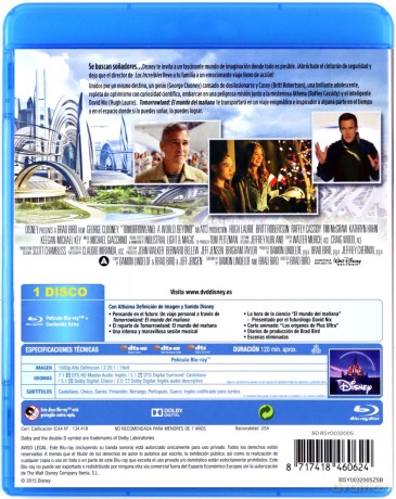 Tomorrowland (Kraina jutra) [Blu-Ray]