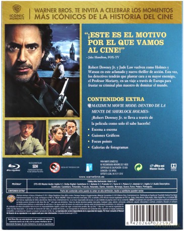 Sherlock Holmes: Gra cieni [Blu-Ray]
