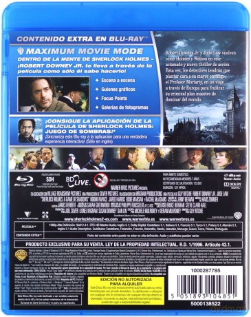 Sherlock Holmes: Gra cieni [Blu-Ray]